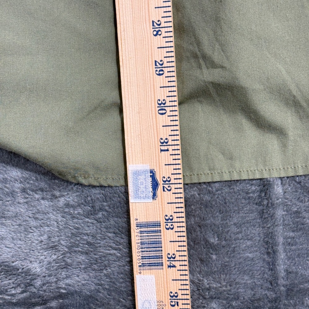 Woolrich Teton Utility Shirt Mens‎ Large Dill Green Short Sleeve 6210MW - Picture 7 of 10
